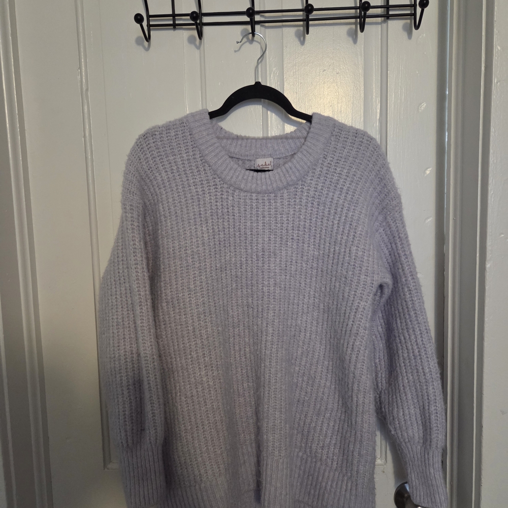 Cozy Lavender Knit Sweater